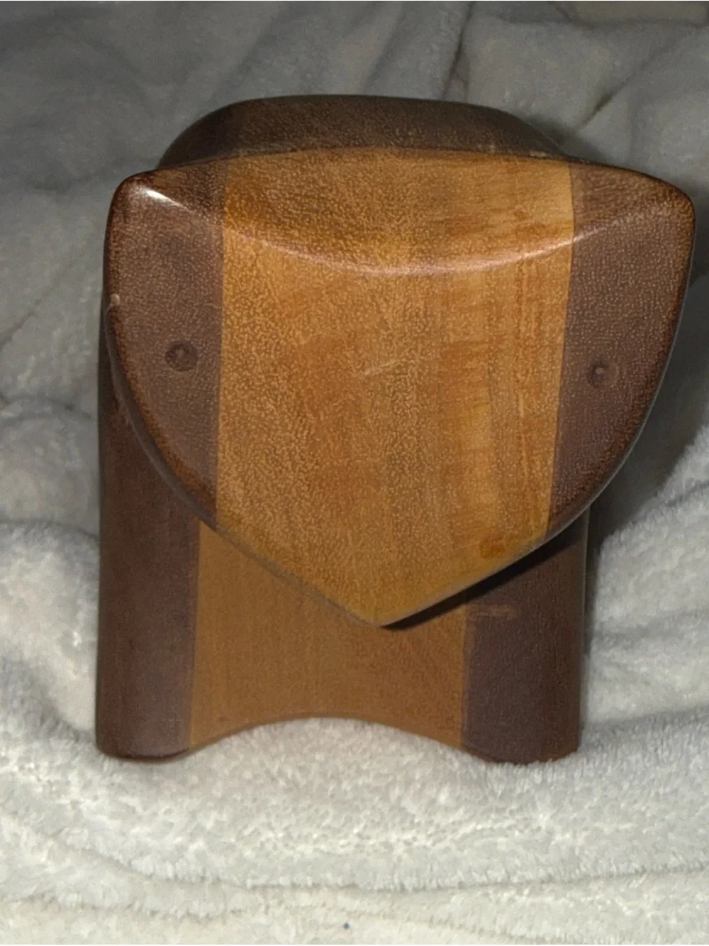 Handcrafted Creative Critters Tropical Wood Animal Figurine Puzzle Jewelry Box